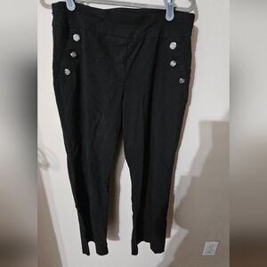 Roz & Ali Black Petite Pants